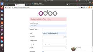 How to fix Database creatin error : Access denied or how to get master password  Odoo.