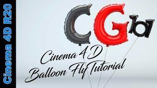 Cinema 4D Tutorial - Balloons Fly Text