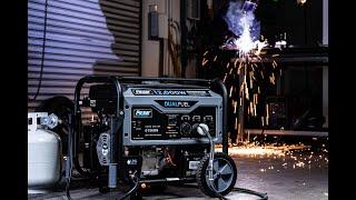 Pulsar G12KBN Heavy Duty Portable Dual Fuel Generator 12000 Peak Watts E-Start  RV Ready