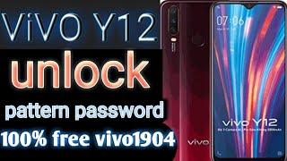 Vivo y12 unlock pattern password  100%