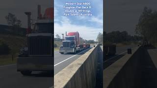 Western Star 4800 B-Double at M7 Kings Park Sydney Australia #shorts #trucks #sydney #australia