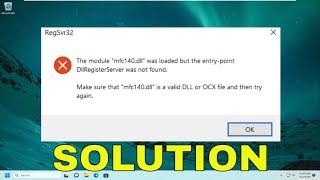 DllRegisterServer Was Not Found in Windows 11/10 [Solution]