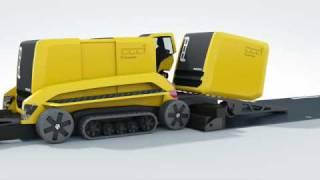 Discontinued: Volvo FENIX - Volvo's futuristic Asphalt Paver concept machine