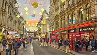 London Ramadan Lights 2025 ️ West End Walking Tour | 4K HDR