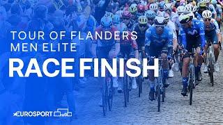 PHENOMENAL VICTORY  | Tour Of Flanders 2024 Men's Elite Race Finish | Eurosport Cycling