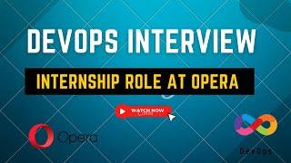 DevOps Interview questions   internship role