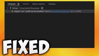 Fix Import Cv2 Could Not Be Resolved Pylance (Reportmissingimports) Visual Studio Code or VSCode