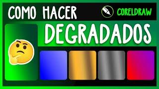  Como hacer DEGRADADOS en Corel Draw 