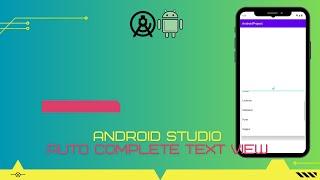 How to create an AutoCompleteTextView - Android Studio | JAVA