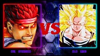 SSJ3 Goku VS Evil Ryu|MUGEN Multiverse War!