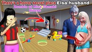 سر زوج السا There's horror secret place Elsa husband Pregnant Zombie here | SAKURA SCHOOL SIMULATOR