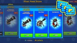 Pixel Pass Store Weapons Damage & Stats - Pixel Gun 3D