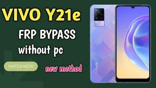 Vivo Y21e Andriod 11 Frp Bypass | Vivo Funtouch OS 12 Google Account Remove | No Apk | New Method