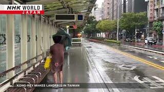 Typhoon hits TaiwanーNHK WORLD-JAPAN NEWS