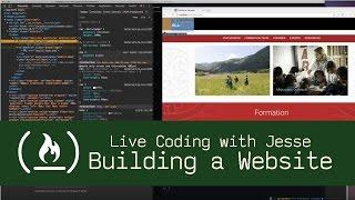 Building a Website (P1D2) - Live Coding with Jesse