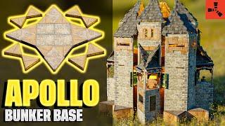 The Apollo- META 2x2 Solo/Duo Bunker base design║Rust 2023