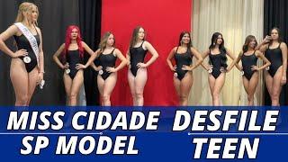 Competição traje banho Miss Cidade SP Teen