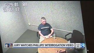 Jury watches video of police interview with Sean Phillips