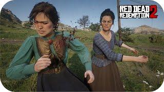 Mary Linton VS Abigail Marston Ladies Fight Red Dead Redemption 2 NPC Battle