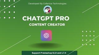 ChatGPT Pro Content Creator - Prestashop Module