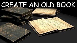 How to create an Old Book in 3ds max