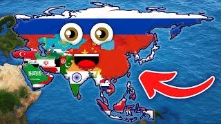 Countries of Asia - All Country Names and Capital Cities | Continents of the World