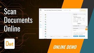 Scan, Edit, Upload Documents with Dynamic Web TWAIN | Online Demo