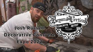 Josh Russell at Decorative Concrete Expo 2022