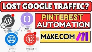 Lost Google Traffic? Time for Pinterest Automation with Make.com