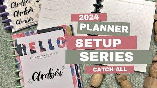 Setting Up My 2024 Catchall Planner | Using Two Main Planners