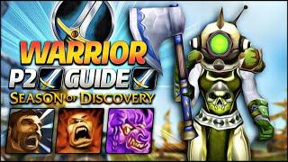 WARRIOR LvL 40 GUIDE, BIS, SPEC: Season of Discovery Phase 2 | Classic WOW