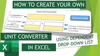 Fun Mini Excel Project: How to Create Your Own Dynamic Excel Unit Converter