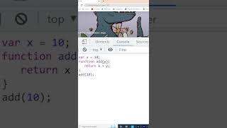 JavaScript return value from function in Tamil | #shorts