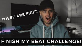 MY SUBSCRIBERS FINISHED MY BEAT! | Beat Making Challenge fl studio