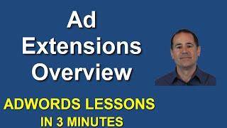Ad Extensions in AdWords--Overview
