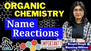 Name Reactions- Organic Chemistry|| AIIMS|| Bsc Nursing & Paramedical