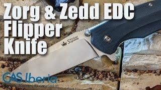 Kizlyar Supreme Zorg and Zedd Russian EDC Flippers - On the Bench