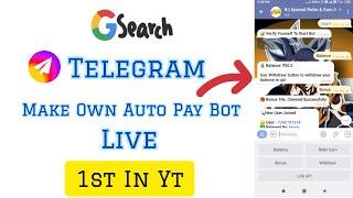 How to make Telegram Own Captcha Auto Pay Bot#RJ