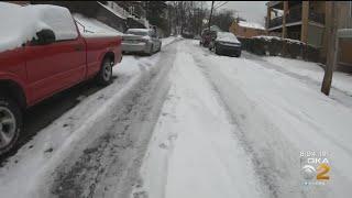 Pittsburgh Residents Complain Of Snow-Covered Roads