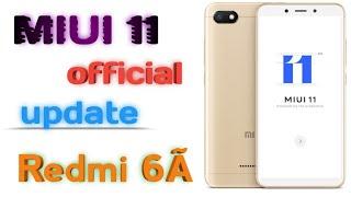 MIUI 11 v11.0.4.0 Official update for #Redmi6A