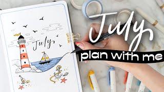 PLAN WITH ME | July 2021 Bullet Journal Setup