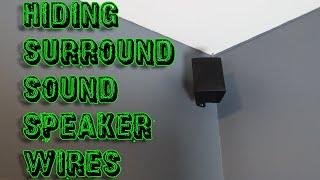 How To Hide Your Speaker Wires Through The Wall And Ceiling