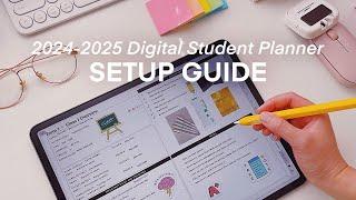 2024-2025 Digital Student Planner Setup Guide | iPad Digital Planning