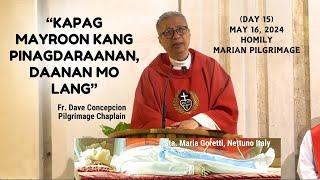 (Day 15) KUNG MERON KANG PINAGDARAANAN, DAANAN MO LANG - Homily by Fr. Dave Concepcion /May 16, 2024