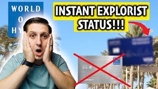 The Easiest Way To Get World Of Hyatt Explorist Status!!!