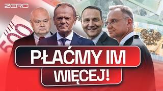 PODWYŻKA GLAPIŃSKIEGO, PENSJA SIKORSKIEGO. SPRAWDZAMY, ILE ZARABIAJĄ POLSCY POLITYCY