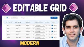 Power Apps Editable Grid using Gallery & Modern Controls (2023)