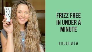 How to tame your frizzy hair fast | 1 product tutorial