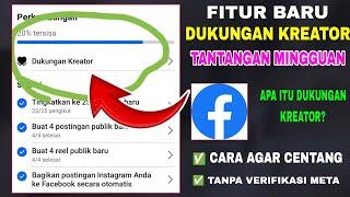 APA ITU FITUR DUKUNGAN KREATOR FACEBOOK DI TANTANGAN MINGGUAN - Cara Menyelesaikan Dukungan Kreator