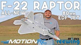 ALL-NEW Freewing 80mm F-22 Raptor EDF Jet is Available Now! | Motion RC